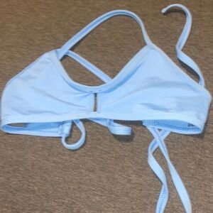 Light Blue Bikini Top